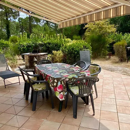 With A Big Idyllic Garden At The Lacanau